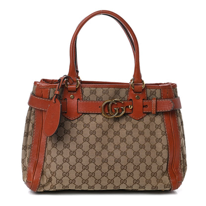 Gucci Monogram Medium GG Running Tote Orange 1 of 9