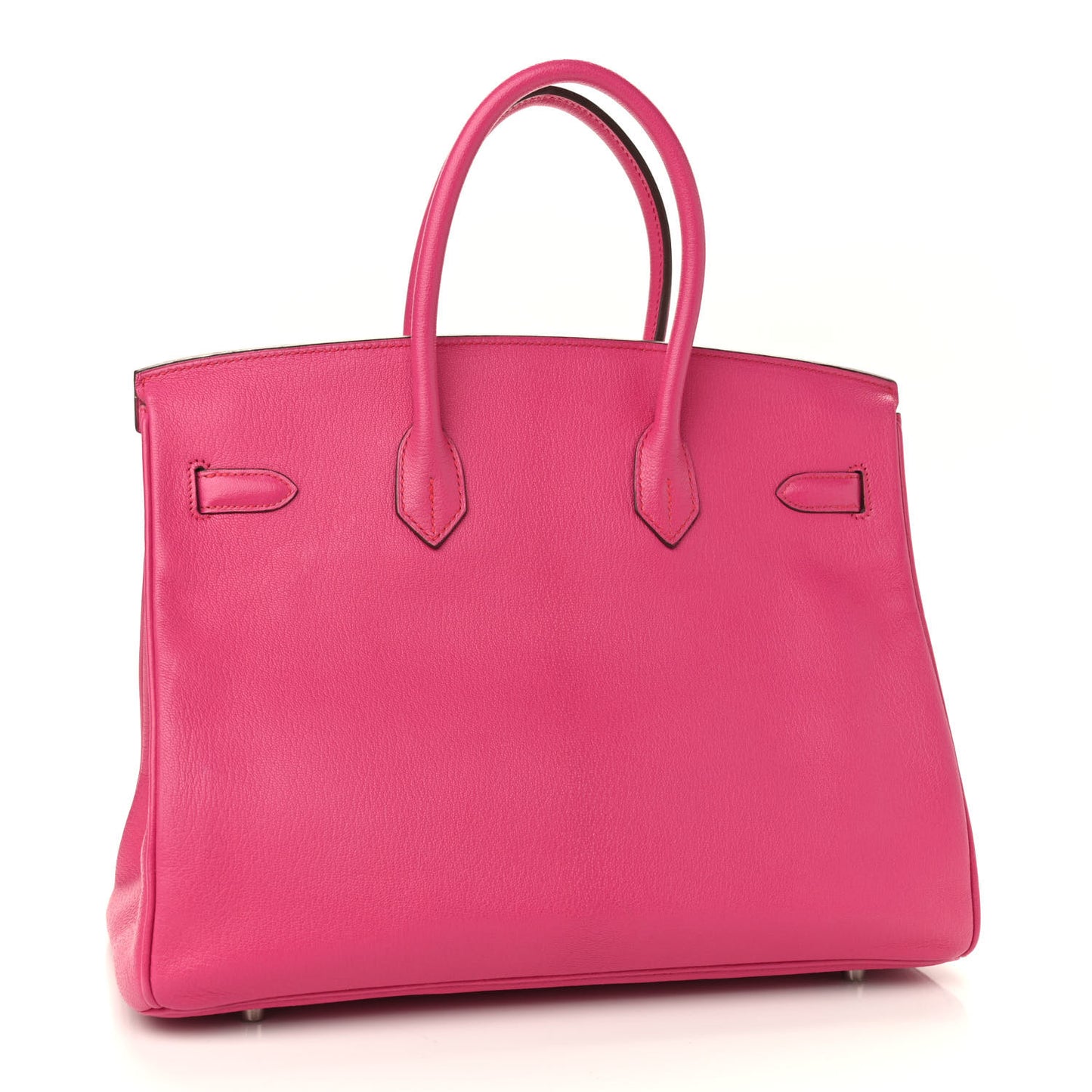 Chevre Mysore Horseshoe Birkin 35 Rose Shocking Orange