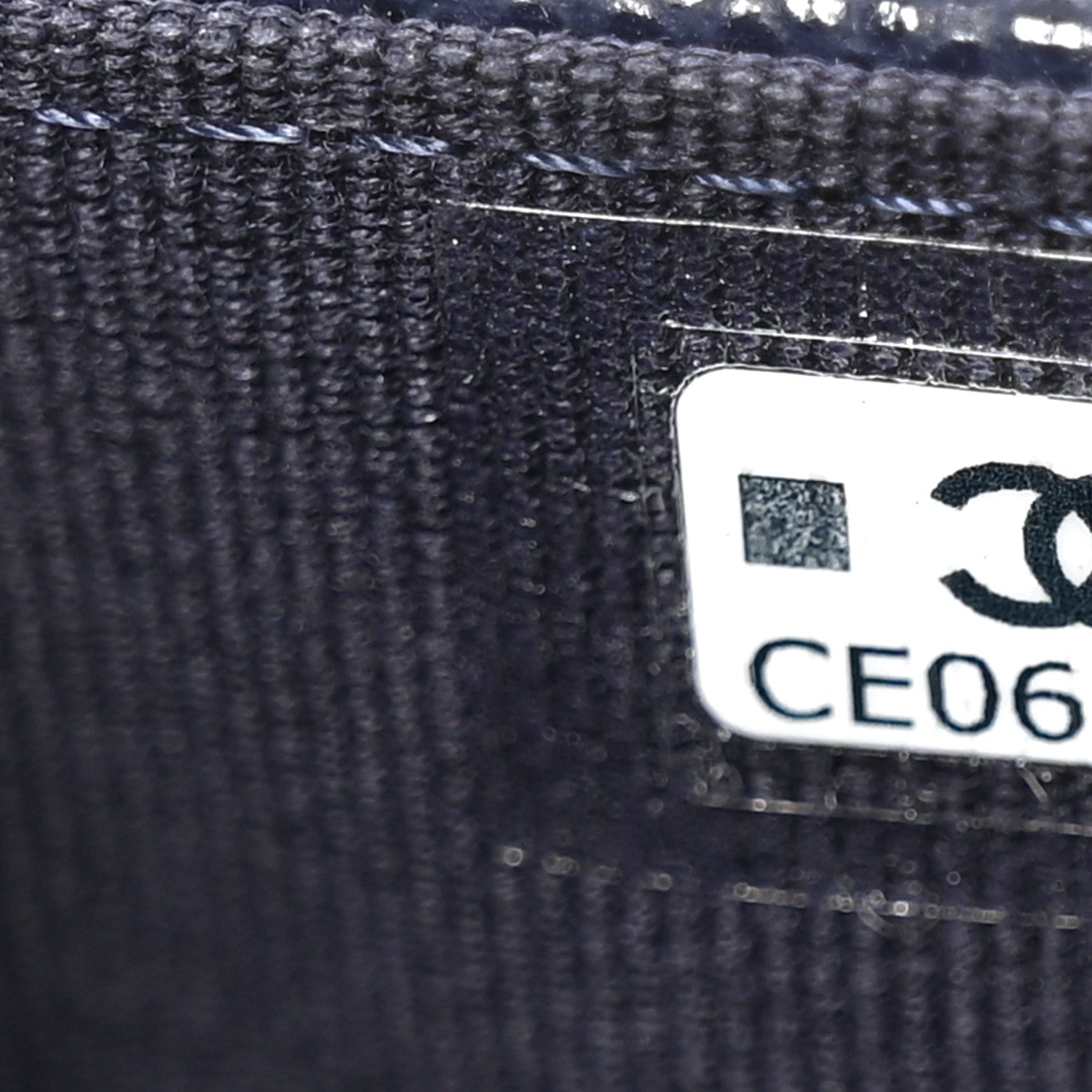Chanel Caviar Quilted Flap Card Holder Wallet Navy Blue 8 of 9
