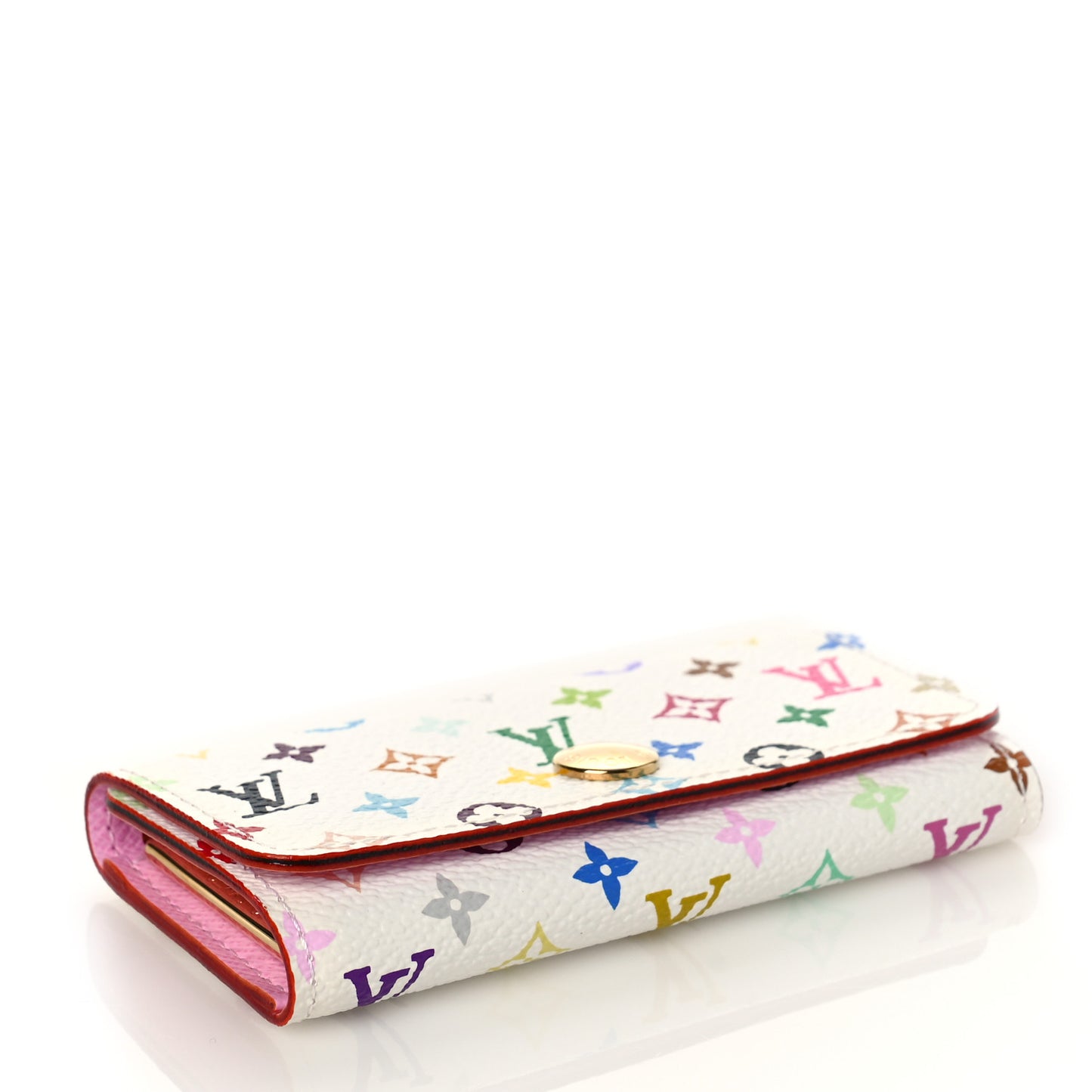 Monogram Multicolor Multicles 4 Key Holder White Litchi