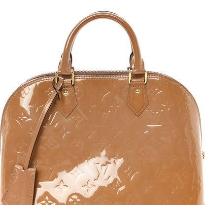 Louis Vuitton Vernis Alma PM Rose Velours 7 of 10