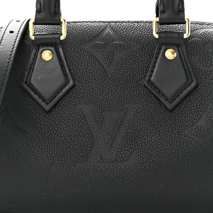 Louis Vuitton Empreinte Monogram Giant Speedy Bandouliere 20 Black 8 of 10