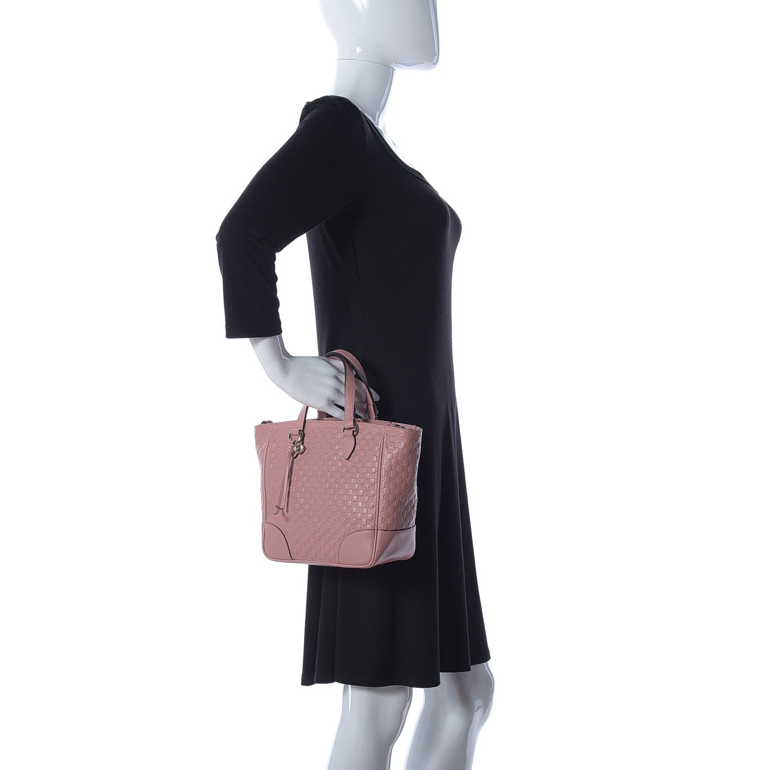 Gucci Microguccissima Small Bree Tote Soft Pink 3 of 12