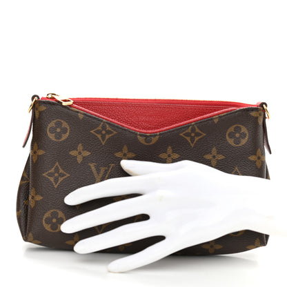 Louis Vuitton Monogram Pallas Clutch Cherry 3 of 10