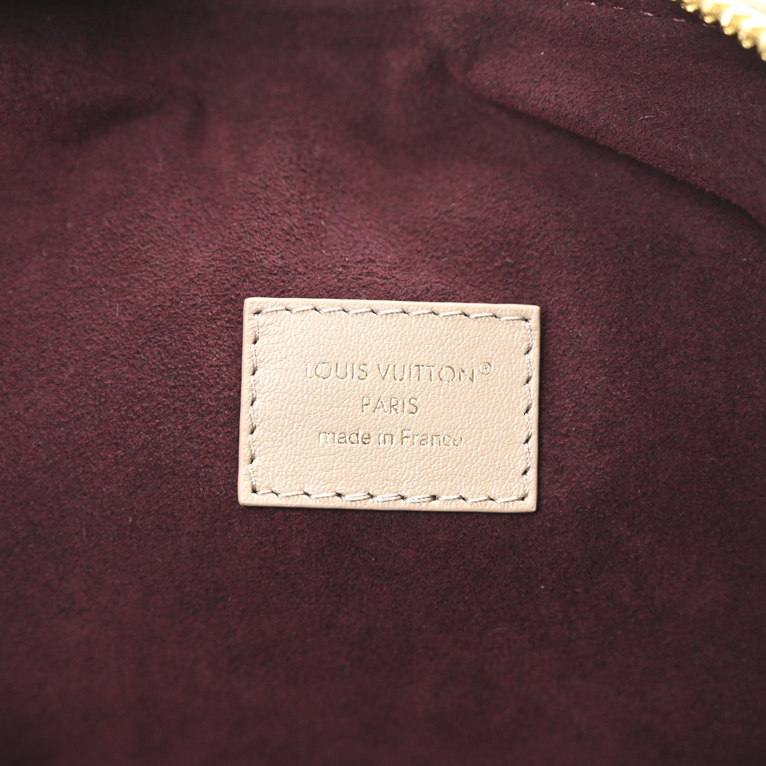 Louis Vuitton Lambskin Embossed Monogram Coussin Hobo MM Galet 6 of 9