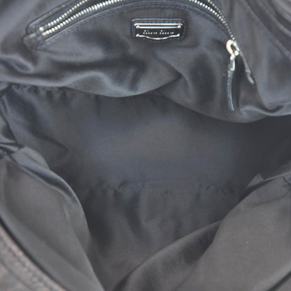 Miu Miu Leather Plisse Shopping Tote Black 7 of 10