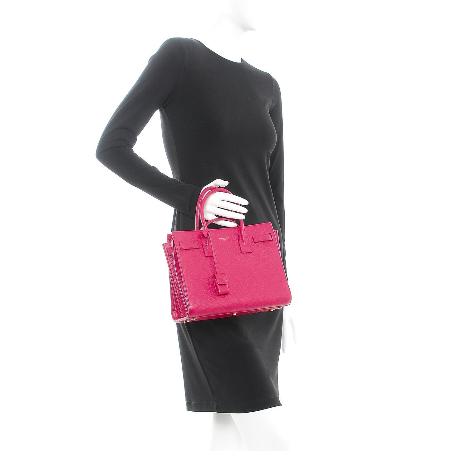 Calfskin Baby Sac De Jour Fuchsia
