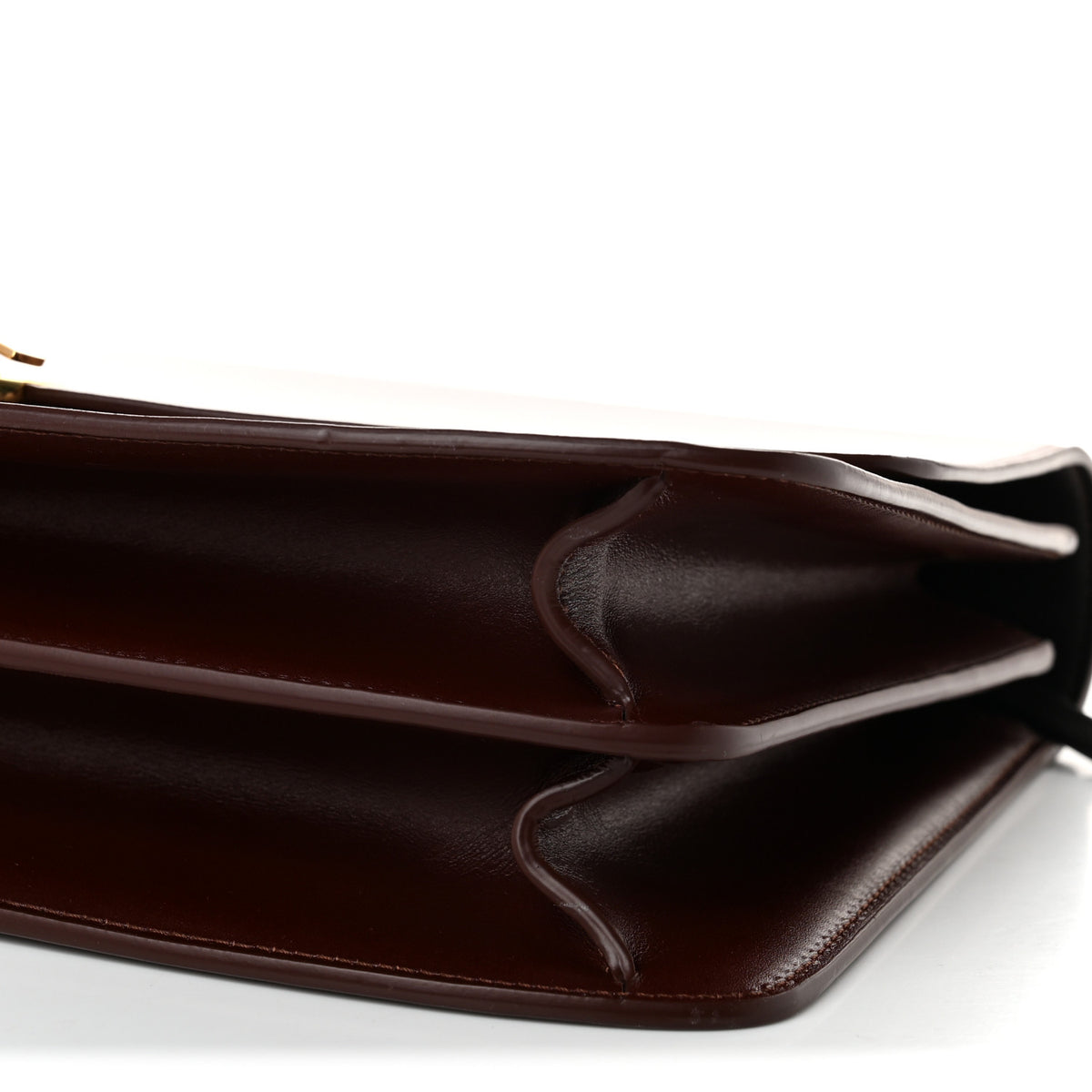 The Row Calfskin Medium The Sofia 11.75 Top Handle Bourbon 9 of 9