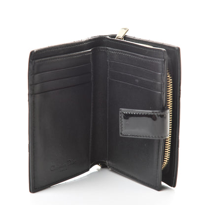Christian Dior Patent Cannage Lady Dior Eden Wallet Black 5 of 10