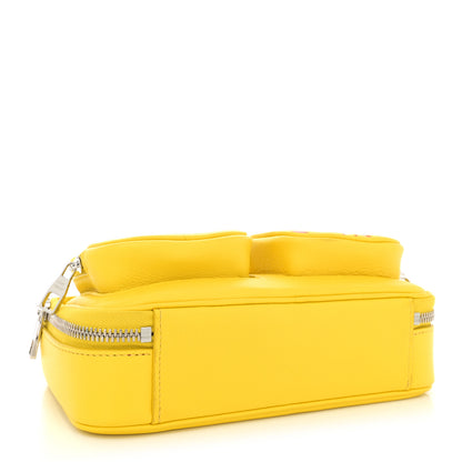 Louis Vuitton Calfskin Embossed Monogram Vuittamins Utility Crossbody Yellow 4 of 10