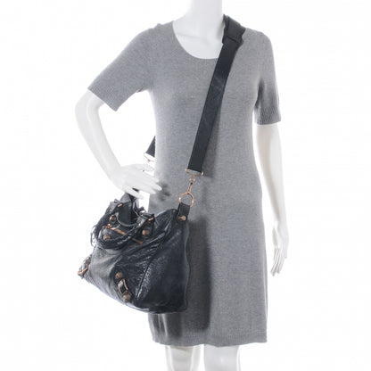 Balenciaga Agneau Giant 21 Rose Gold Hardware Velo Black 2 of 7