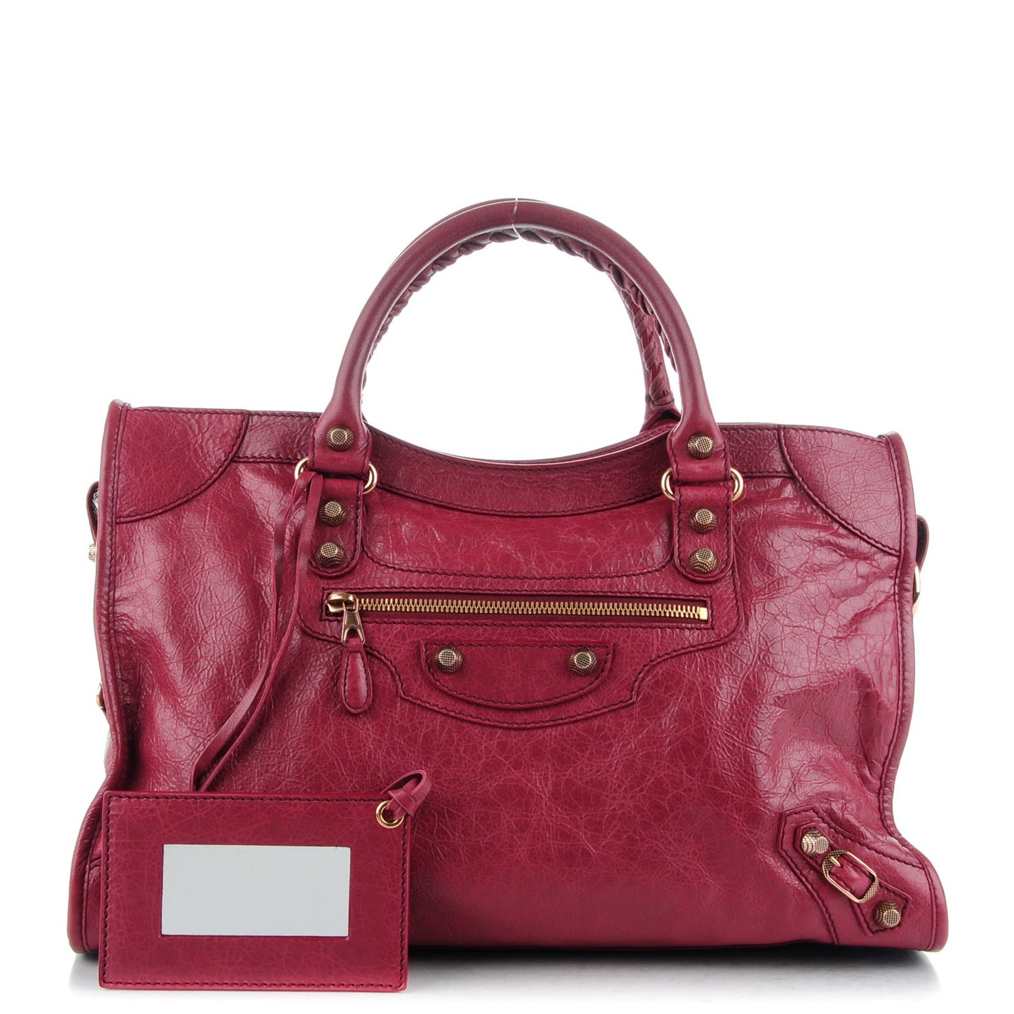Agneau Giant 12 Rose Gold Hardware City Cassis