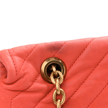 Lanvin Quilted Lambskin Happy Medium Shoulder Bag Coquelicot Orange 10 of 15