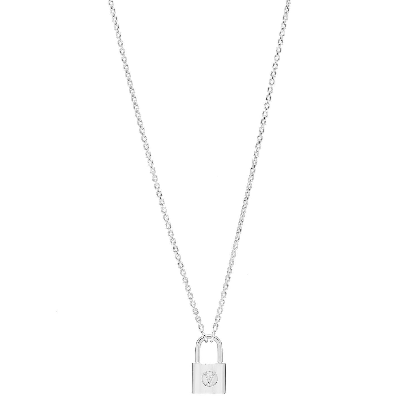 Sterling Silver Lockit Necklace