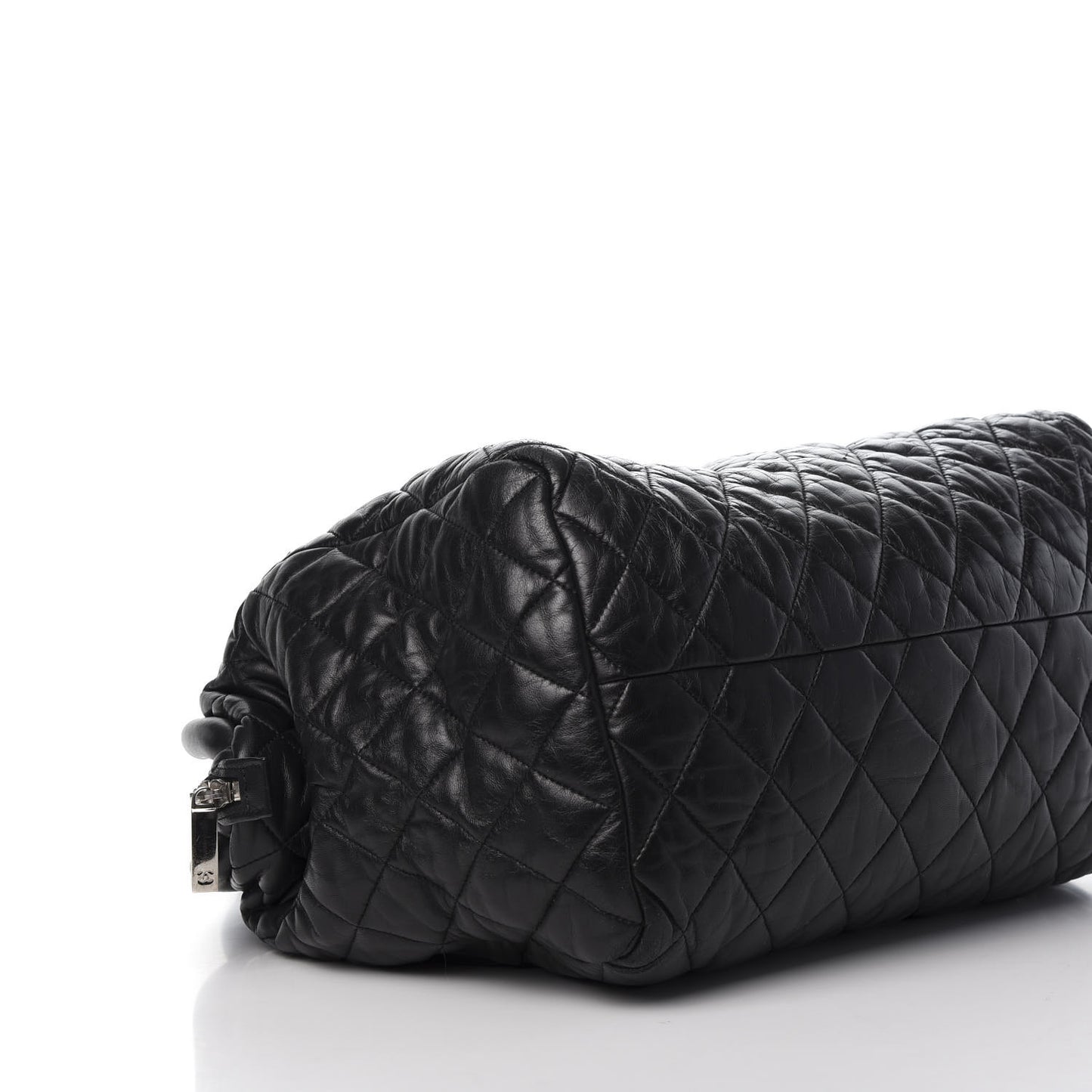 Lambskin Coco Cocoon Bowler Black