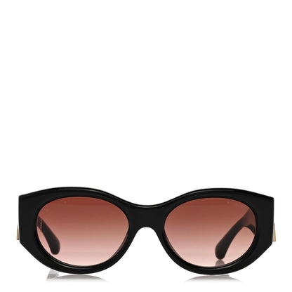 Chanel Acetate Calfskin Chain CC Sunglasses 5536-Q-A Black 2 of 7