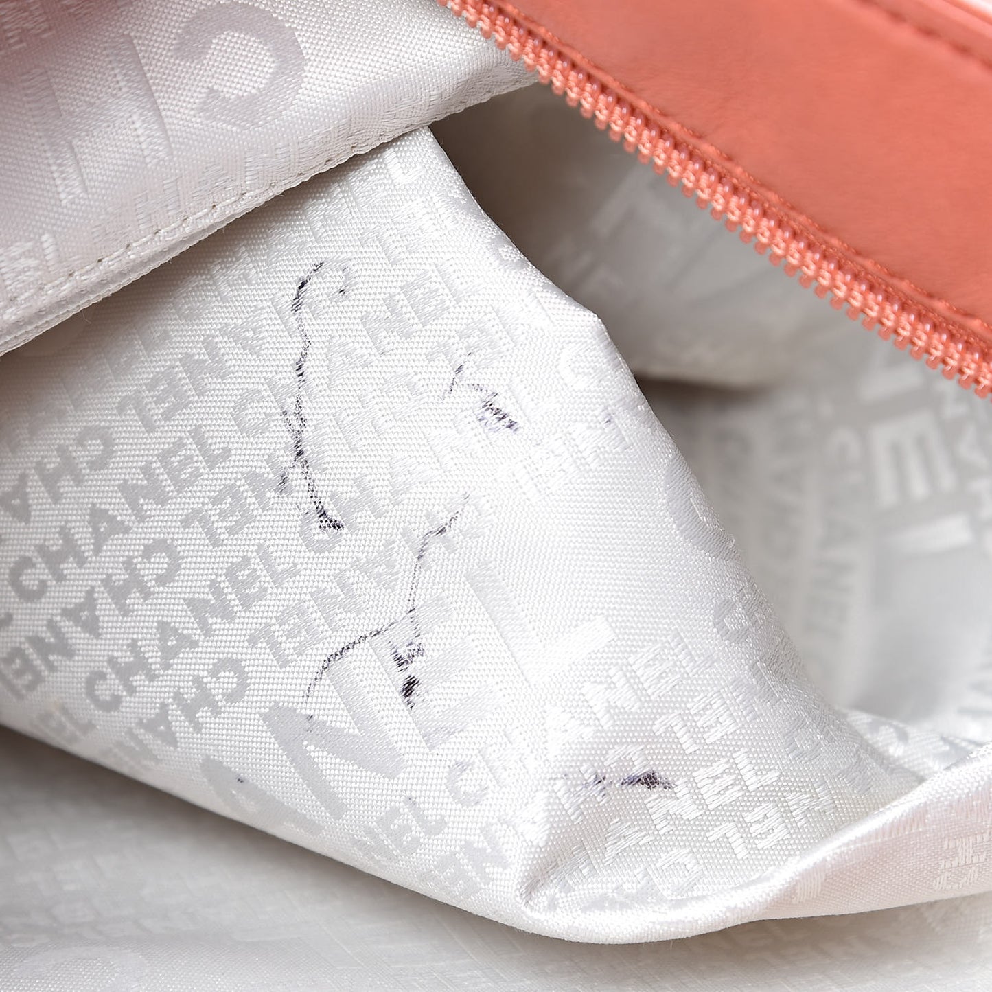 Lambskin Stitched Medium Ultimate Soft Tote Coral