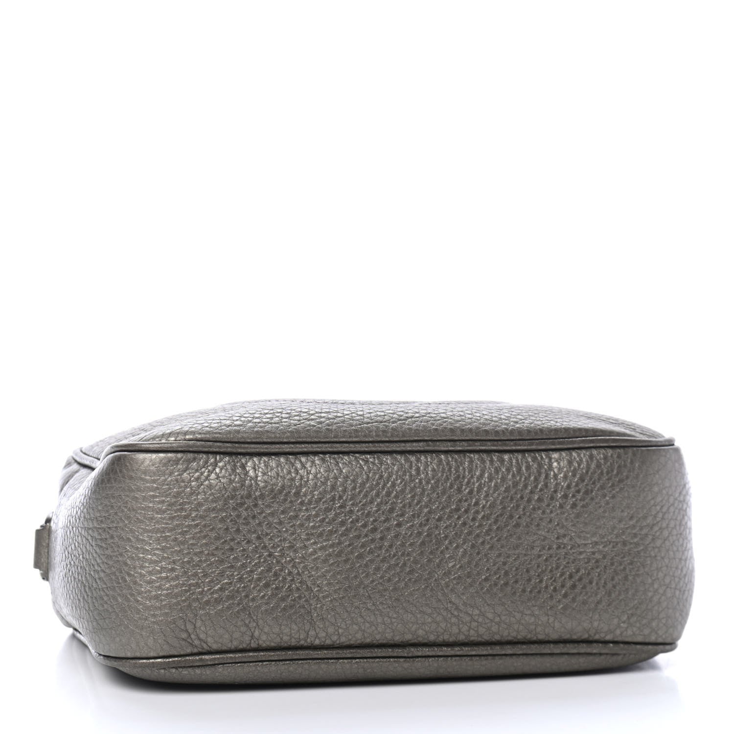 Gucci Metallic Pebbled Calfskin Small Soho Disco Bag Sasso 3 of 4