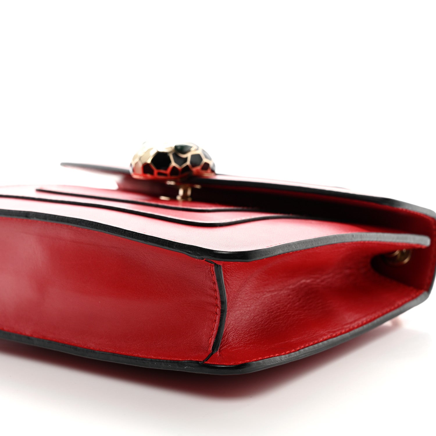 Bulgari Calfskin Serpenti Forever Crossbody Bag Red 11 of 12