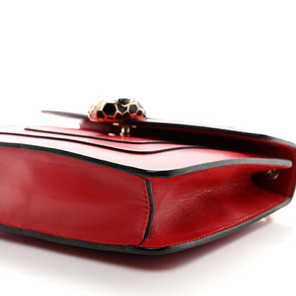 Bulgari Calfskin Serpenti Forever Crossbody Bag Red 11 of 12