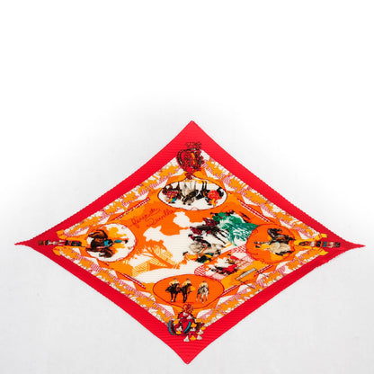 Hermes Silk Plisse Feria de Sevilla Scarf 90 1 of 6