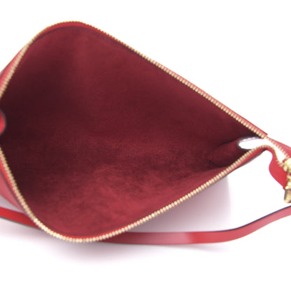 Louis Vuitton Epi Pochette Accessories 24 Castillan Red 5 of 9