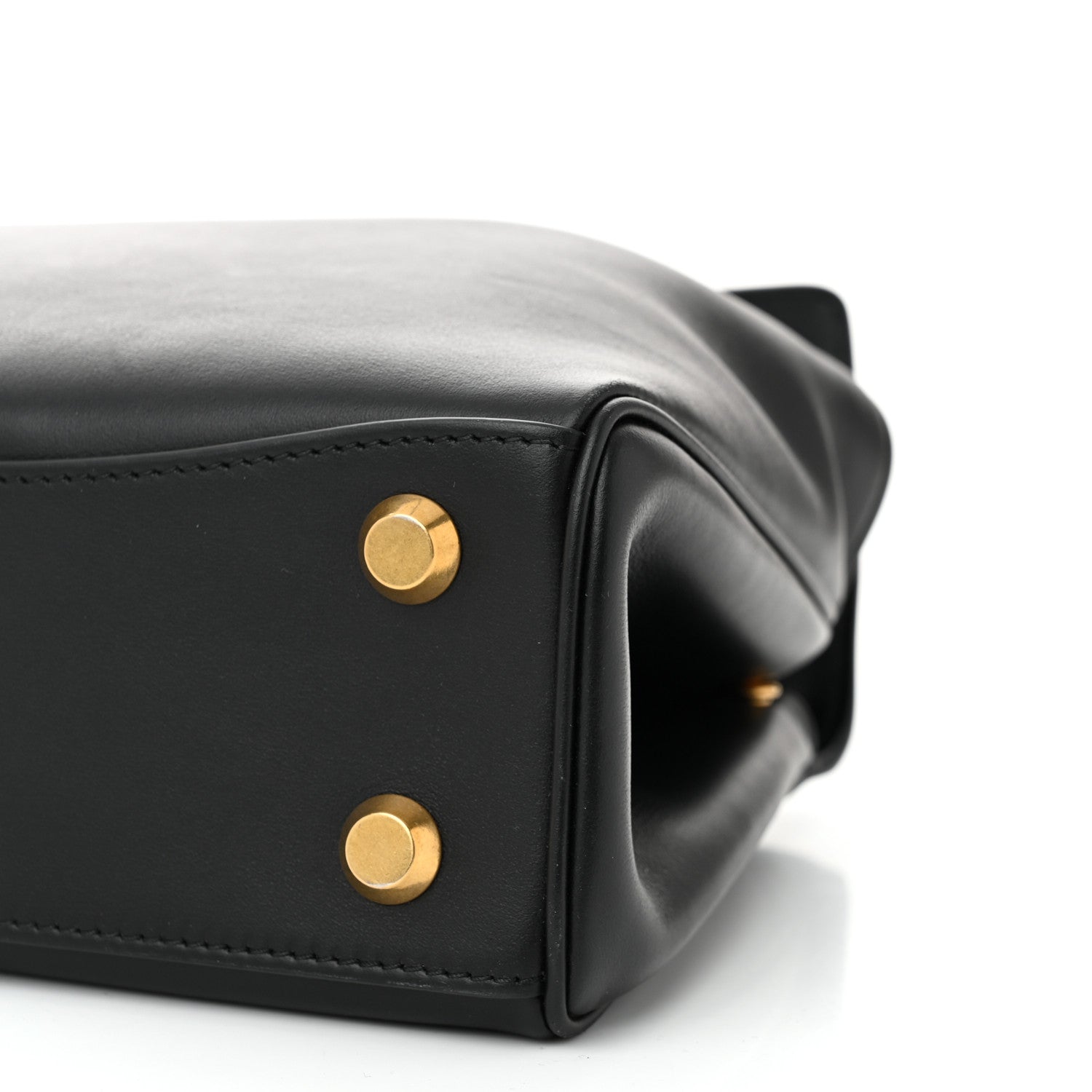 Balenciaga Natural Smooth Calfskin Mini Rodeo Top Handle Handbag Black 9 of 9