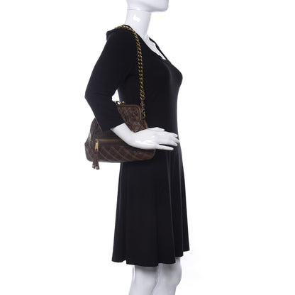 Marc Jacobs Calfskin Quilted Little Stam Brown 2 of 8