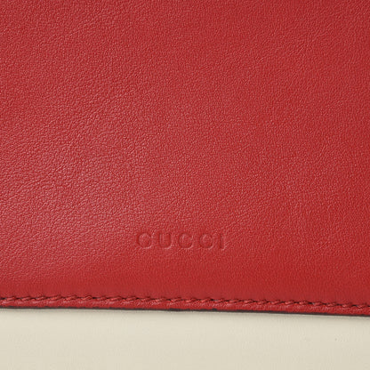 Gucci Calfskin Bee Embroidered Medium Dionysus Shoulder Bag White Blue Hibiscus Red 9 of 11