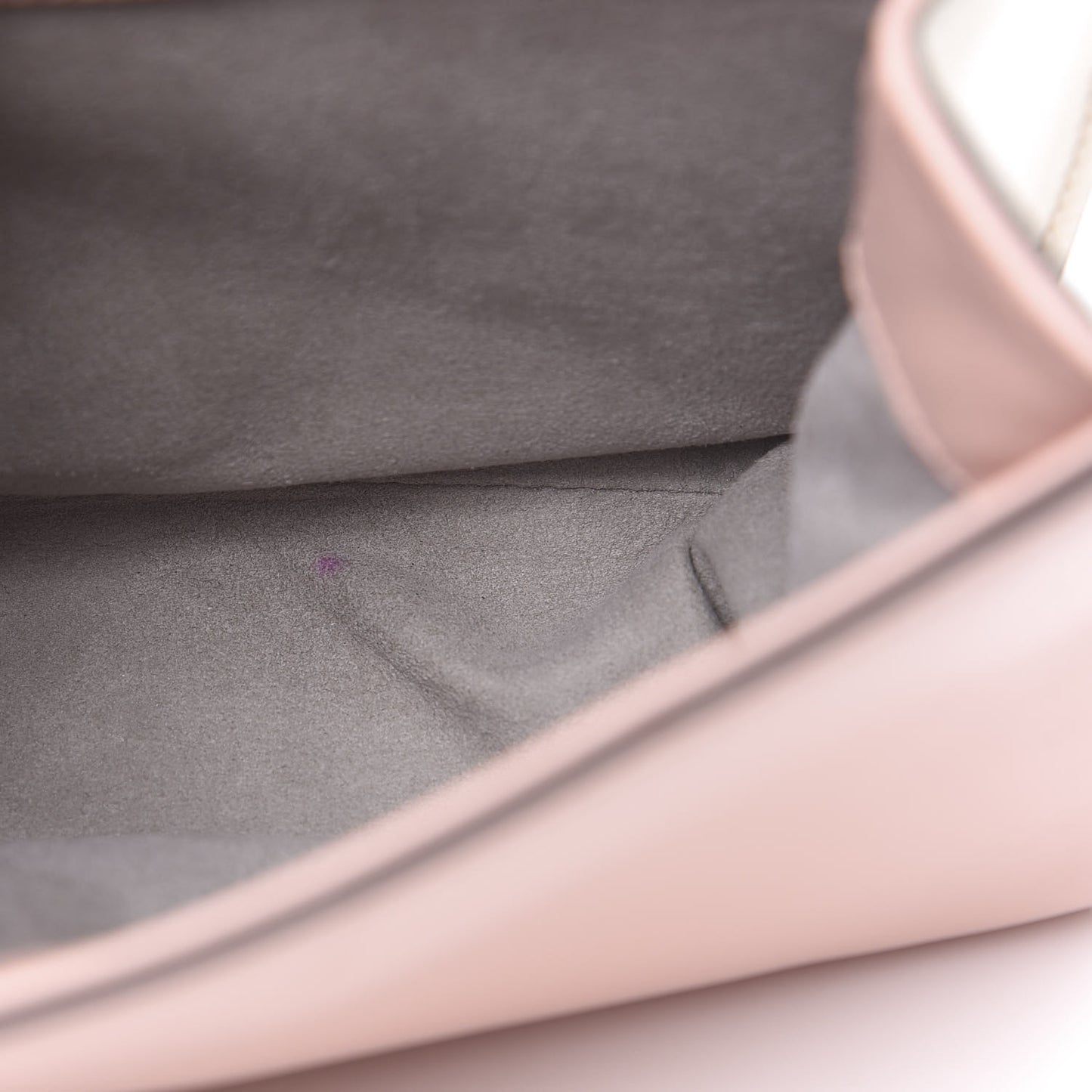 Nappa Bamboo Web Mini Nymphaea Top Handle Bag Perfect Pink Mystic White