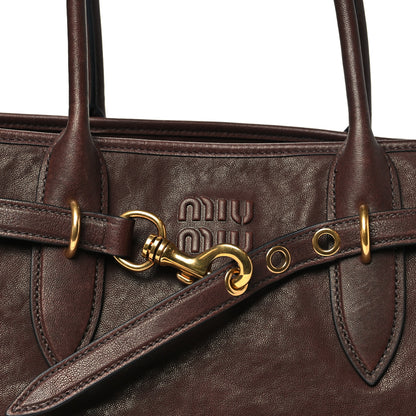 Miu Miu Nappa Large Aventure Bag Radica 7 of 9