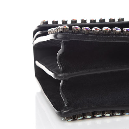 Gucci Suede Crystal Small Dionysus Shoulder Bag Black 10 of 11