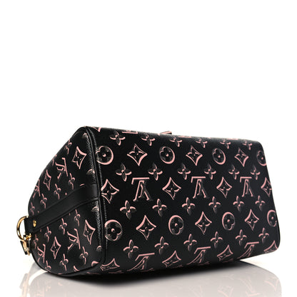 Louis Vuitton Monogram Fall for You Speedy Bandouliere 25 Black 4 of 9