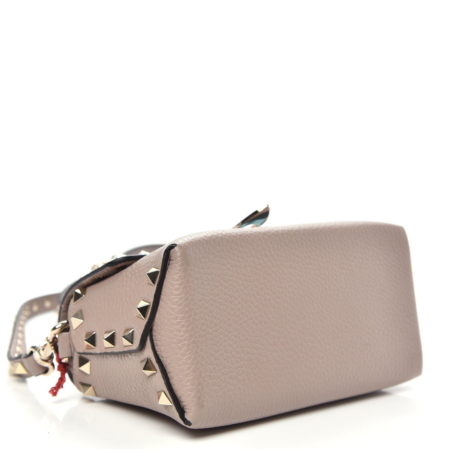 Valentino Garavani Pebbled Calfskin Mini Rockstud Crossbody Bag Poudre 4 of 8