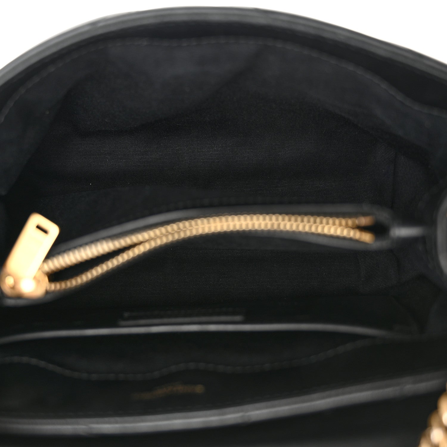 Saint Laurent Calfskin Y Quilted Monogram Small Loulou Chain Satchel Black 5 of 13
