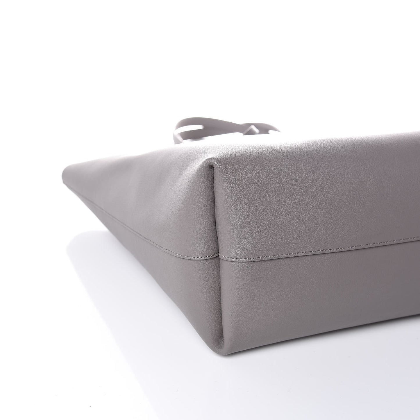 Calfskin Large Shopping Tote Coal
