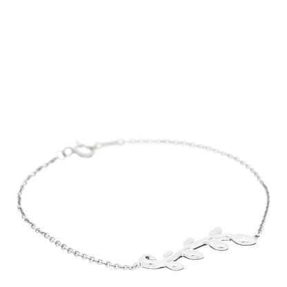 Tiffany Sterling Silver Paloma Picasso Olive Leaf Vine Bracelet 1 of 3