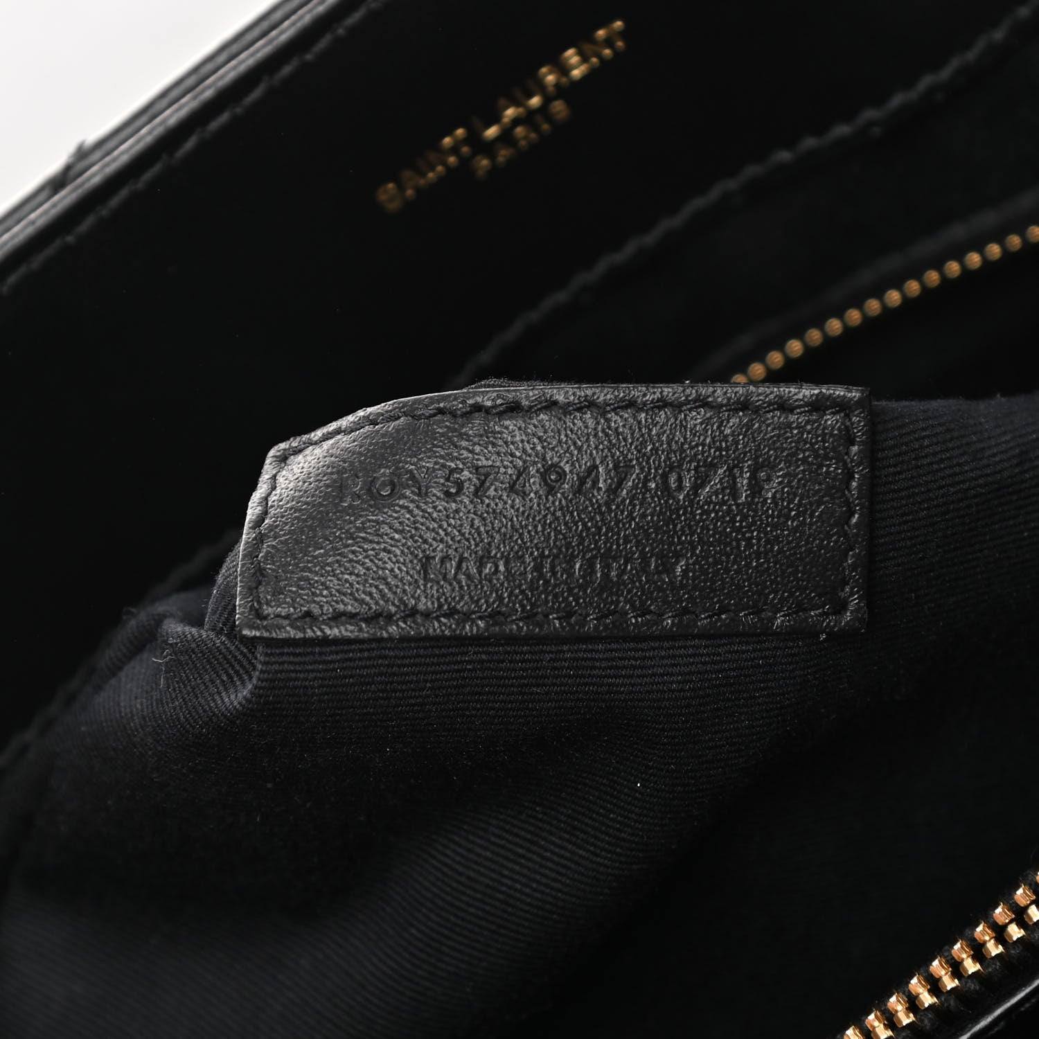 Saint Laurent Calfskin Y Quilted Monogram Large Loulou Chain Satchel Black 6 of 10