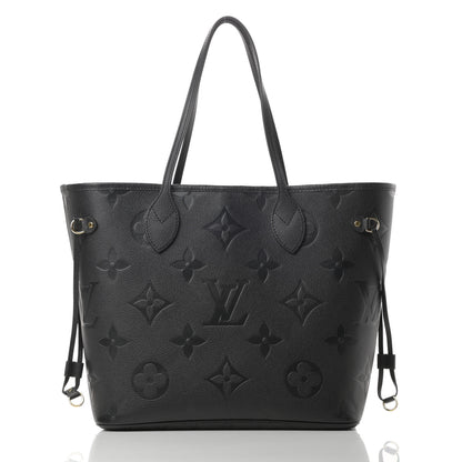 Louis Vuitton Empreinte Monogram Giant Neverfull MM Black 3 of 11