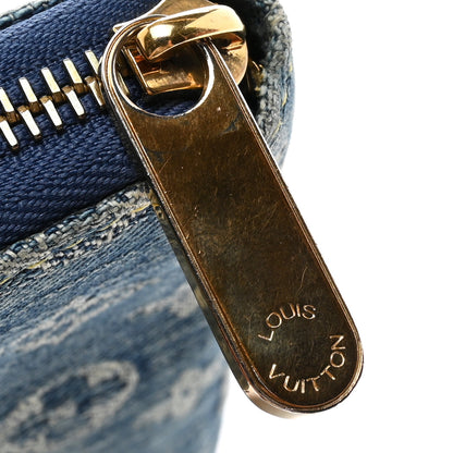 Louis Vuitton Monogram Denim Zippy Wallet Blue 10 of 10