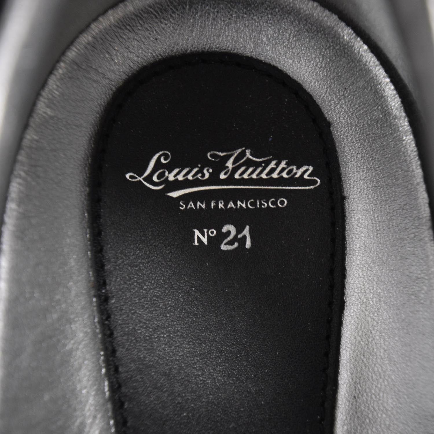 Louis Vuitton Crocodile Satin Monogram Sneakers 8.5 Black 8 of 11