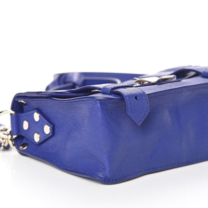 Proenza Schouler Lambskin PS1 Mini Pouch Messenger Cobalt Blue 7 of 9