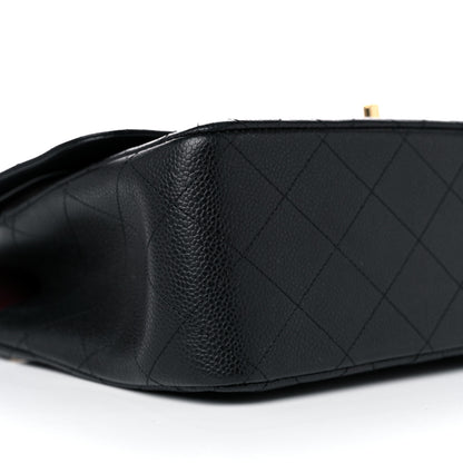 Chanel Caviar Quilted Jumbo Double Flap Black 5 of 11