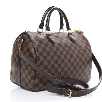 Louis Vuitton Damier Ebene Speedy Bandouliere 30 3 of 16