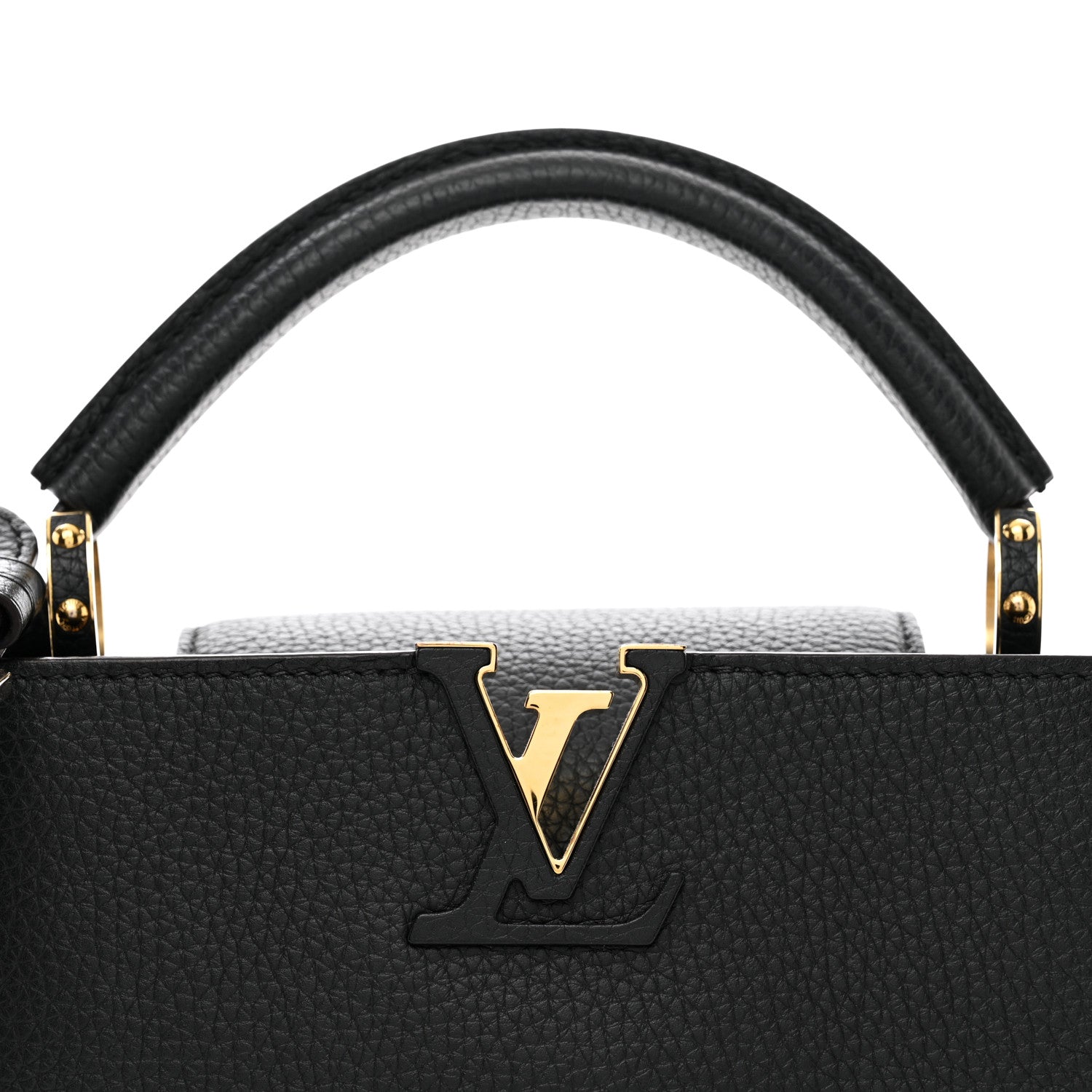 Louis Vuitton Taurillon Capucines BB Black 7 of 9