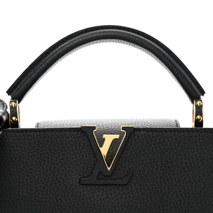 Louis Vuitton Taurillon Capucines BB Black 7 of 9