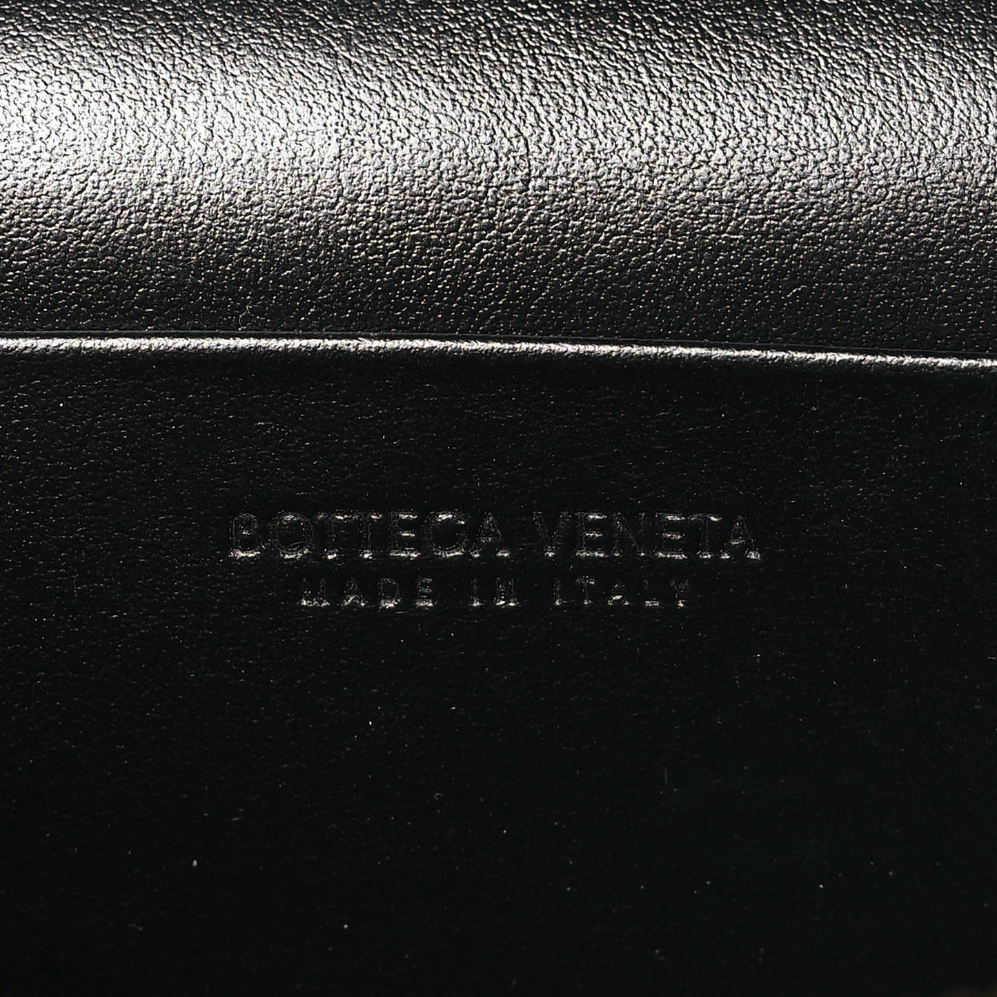 Calfskin Intrecciato Bang Bang Vanity Case Black