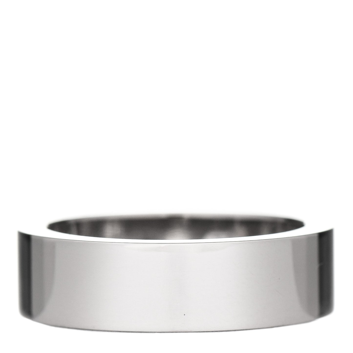 18K White Gold Diamond 5.5mm Christmas LOVE Ring 50 5.5