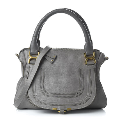 Chloe Calfskin Medium Marcie Satchel Cashmere Grey 1 of 12