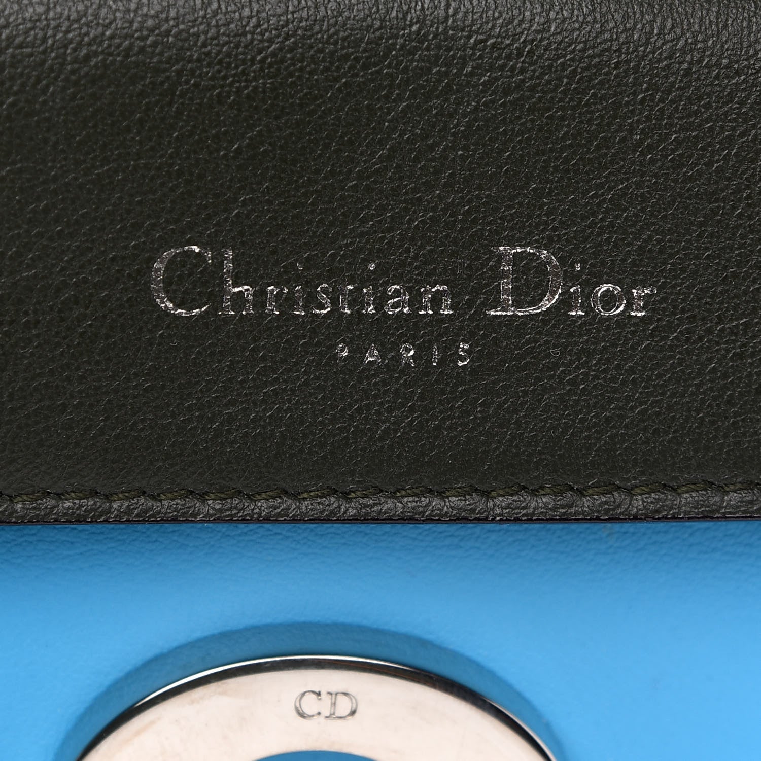 Christian Dior Smooth Calfskin Small Be Dior Flap Blue 6 of 10